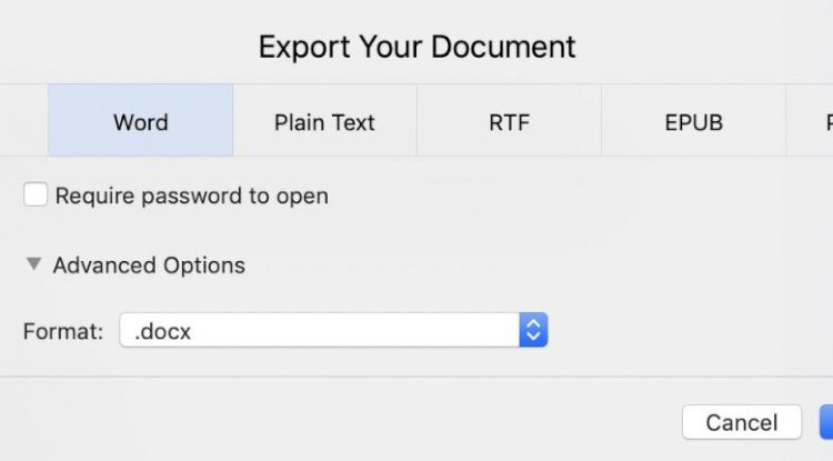 Export pages to Office