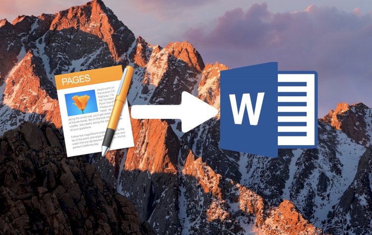 Mac  இல் மைக்ரோசாப்ட் வேர்ட் ஆவணத்திற்கு Pages ஆவணத்தினை மாற்றுவது எப்படி?