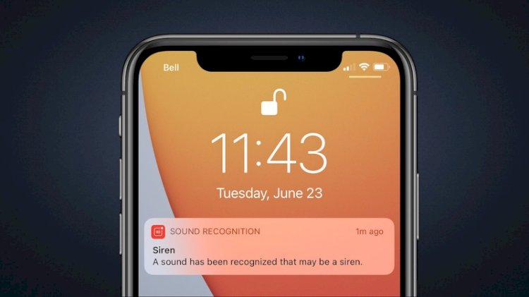 iOS 14  - தீ அபாய அறிவிப்பொலி போன்ற ஒலிகளை அறிவிக்ககின்றது!